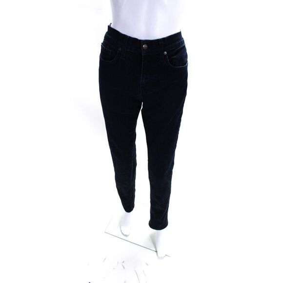 Joe's Collection Womens Cotton Blend 5 Pocket Mid-Rise Skinny Jeans Navy Size 29 - Picture 1 of 5